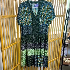 Cheer Floral patchwork Dress